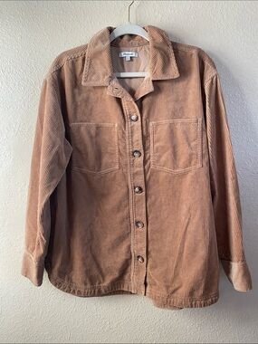 Madewell Corduroy Kentwood Oversized Shirt Jacket
